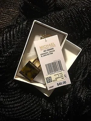 Michael Kors LOCK KEY CHARM/KEY CHAIN-NWT- IN GIFT BOX! • $48