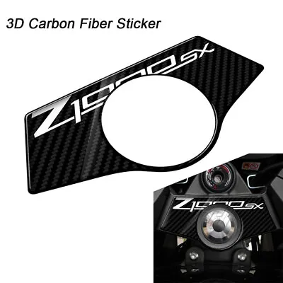 For Kawasaki Z1000SX 2011-2017 Motorcycle Carbon Fibre Effect Yoke Cover Sticker • $20