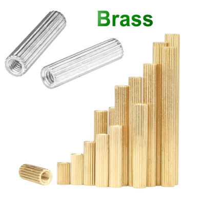 £1.38 • Buy M2 Screwed Spacer Sleeve Rod Bar PCB Studs Standoff Thread Pillar Brass Round