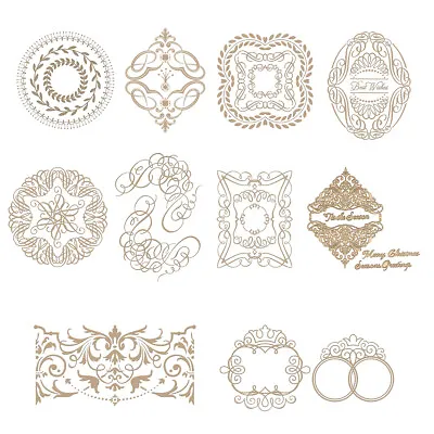 Printing Metal Emboss Dies Stencil For Diy Hot Foil Plate Paper Card Craft Album • £4.79