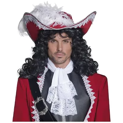 Pirate Hat Adult Captain Hook Costume Halloween Fancy Dress • $32.58