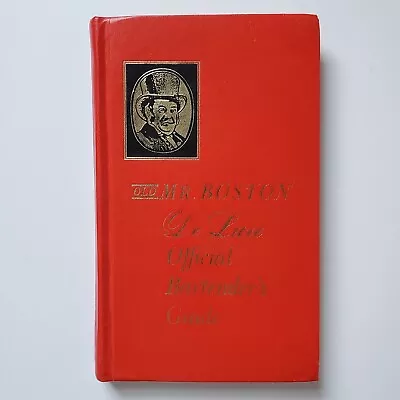 Old Mr. Boston De Luxe Official Bartender's Guide Hardcover 1970 Distiller Vtg • $6.95