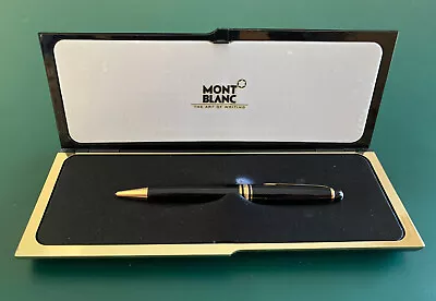 Montblanc Meistersuck Ballpoint Pen With Black Ink Refill Cartridge & Case  • $35