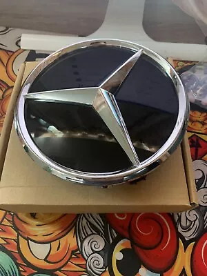 For 2007-14 Mercedes-Benz W204 Front Grille Badge Convex Star Mirror Emblem • $87.89