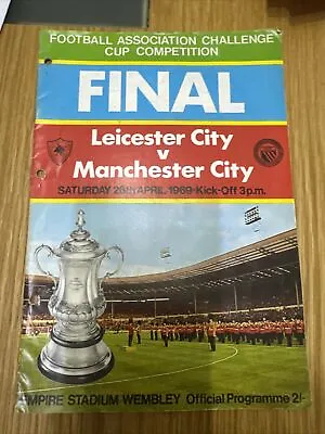 FA. Cup Final Programme- 1969 Leicester City V. Manchester City  • £1.99