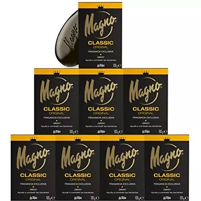 Magno Soap 4.4 Oz La Toja. Magno Classic Black 8 Pack • $24.55