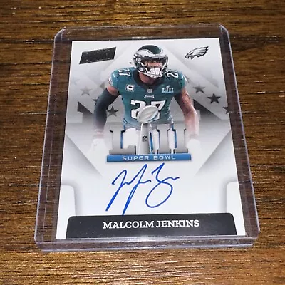 2022 Panini Super Bowl LII Auto MALCOLM JENKINS #SBLII-MJ  PHILADELPHIA EAGLES • $60