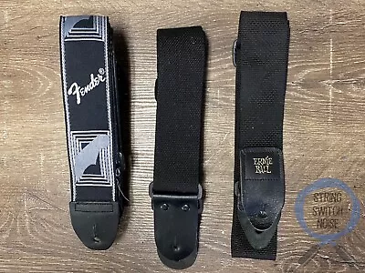 3 X Guitar Strap Pack -  Fender Ernie Ball • $39