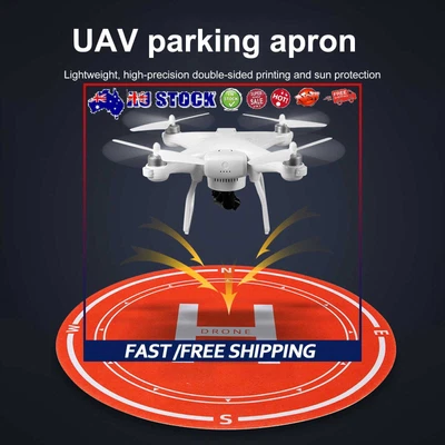$9.89 • Buy 50cm Drone Landing Pad Foldable Felt Drone Parking Apron Non-fading UAV Supplies