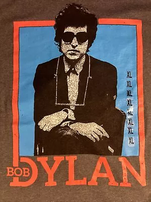 Authentic Bob Dylan Gray T Shirt Size XL Retro Vintage NWT • $12