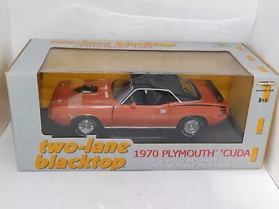 Ertl 1/18th Scale American Muscle Two-lane Blacktop 1970 Plymouth Cuda • $59.99