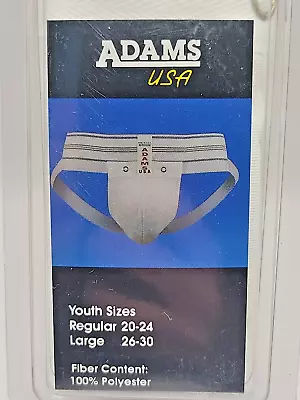 Adams Jock Strap Athletic Cup Supporter Vintage Classic New Old Stock 20 -24  • $10