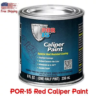 Red Caliper Paint 8 Fl Oz Heat-Resistant Coating Smooth Coverage Durable Finish. • $26.06