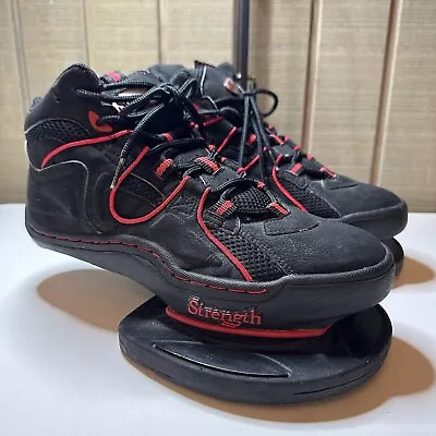 Strength Systems Plyometric Vertical Jump Training Shoes Black Red Men's Size 9 • $64.99