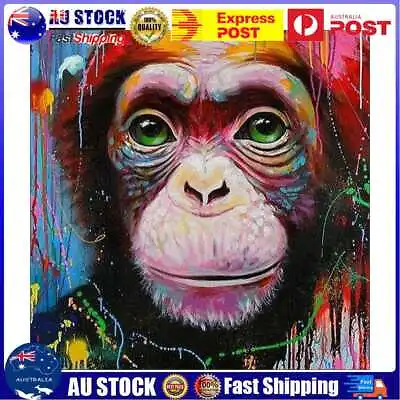 $10.39 • Buy 5D DIY Full Drill Diamond Painting Monkey Animal Cross Stitch Embroidery