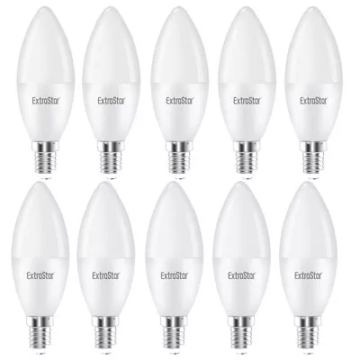 £5.99 • Buy LED Candle Light Bulbs 6W SES E14 Edison Screw Warm Daylight White Energy Saving