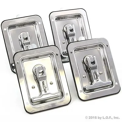 4) Toolbox Lock Stainless Door Trailer RV T-Handle Latch Truck RV Camper Large • $81.62