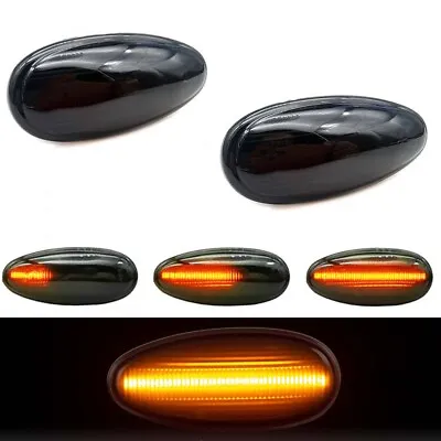 For Mitsubishi Pajero Shogun MK3 Galant Outlander Dynamic LED Side Marker Lights • $20.39