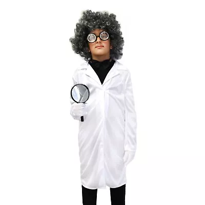 £12.99 • Buy Kids World Book Day Mad Scientist Professor Fancy Dress Costume Accessories