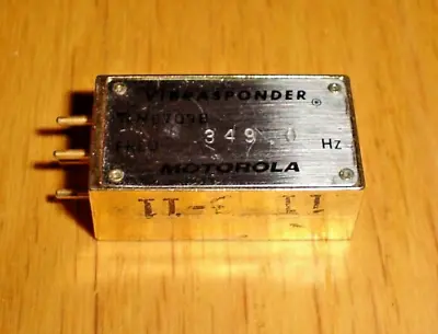 Motorola TLN6709B Vibrasponder FREQ 349.0 CPS • $9.99