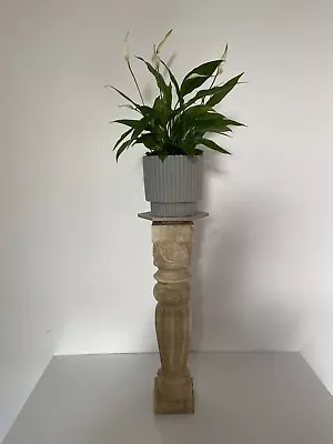 Antique 19th Century Marble Column Plant Stand • £95