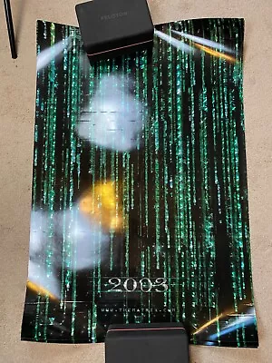 The Matrix Teaser One Sheet Theater Poster Single Sided Holofoil 27 X 40 RARE • $68