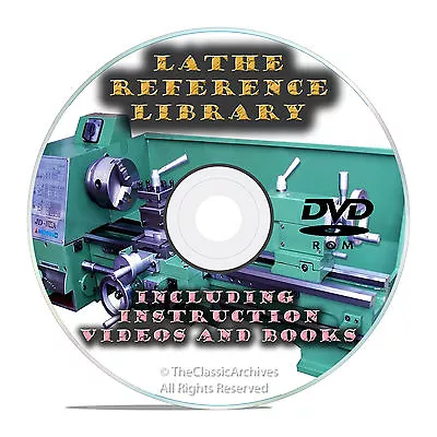 Learn To Run A Lathe-How To Do Metal Turning And Spinning Instructional DVD V23 • $7.99