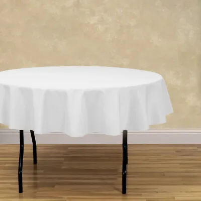 $11.89 • Buy LinenTablecloth 70 In. Round Polyester Tablecloths, 30 Colors! Event & Wedding