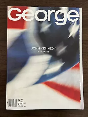 October 1999 George Magazine - Tribute Cover - John F Kennedy Jr • $37.99