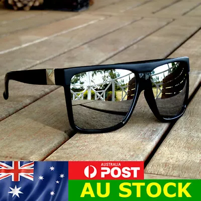 Retro Mirror Chrome Sunglasses Classic 80's Vintage UV400 Sunnies Fashion Unisex • $19.95