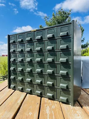 Rare 36 Drawer Hobart Metal Vintage Cabinet • $550