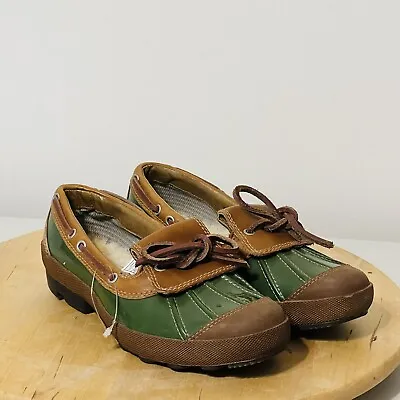 UGG Ashdale Waterproof Duck Shoes Brown Green 1898 Womens 6 • $35