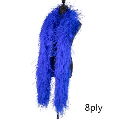 £135.21 • Buy Ostrich Feathers Shawl For Clothing 6 8 10 12 15ply Scarf 1meter Colorful Sewing