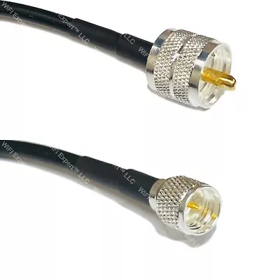 LMR240 PL259 UHF Male To MINI UHF MALE Coax RF Cable USA-Ship Lot • $21.24