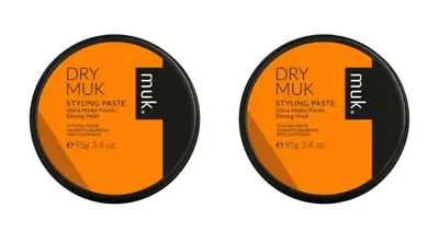 (2X) MUK Dry Muk Ultra Matte Hair Styling Paste (95g) • £40.68