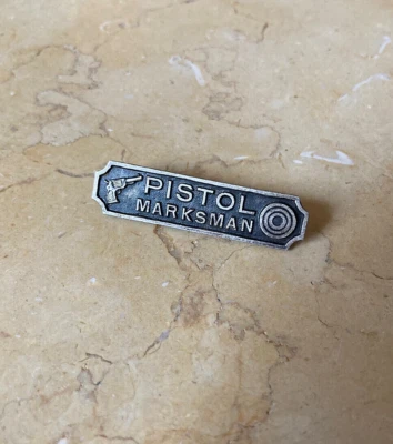 £107.22 • Buy Original - Ww1 U.s. Security / Police Pistol Marksman Sterling Badge