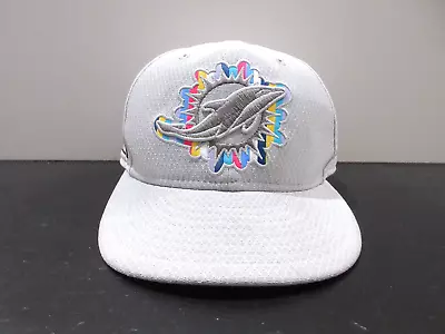 Miami Dolphins Hat Cap Snap Back Gray New Era Crucial Catch NFL Football Mens • $28.88