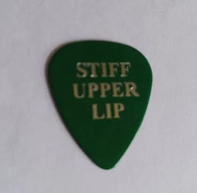Novelty ACDC Stuff Upper Lip Tour Guitar Pick- Green- One Sided • $20