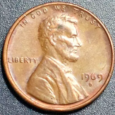 1969 D Error Penny Die Filled Floating Roof     247 • $12.95