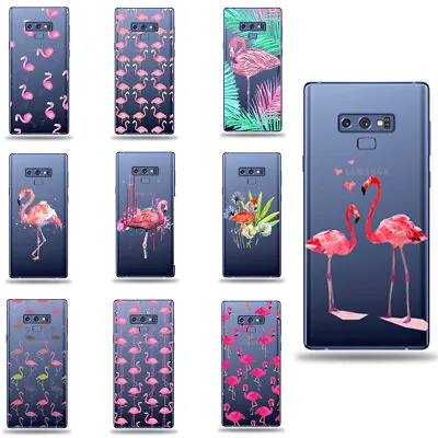 Flamingo Pink Red Tropical Animal Covers Cases Skin Samsung S8 S9 Note S10 Plus  • £3.79