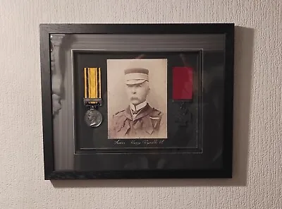 Framed Zulu War Medal Display James Henry Reynolds VC • £85