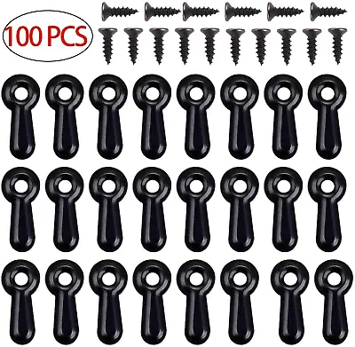 $9.59 • Buy 100 Pieces Frame Picture Turn Button And 100 Pieces Screws For Hanging Pictures,