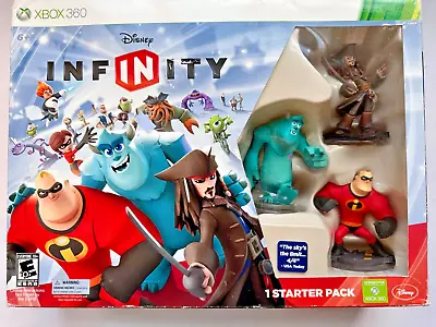 Xbox360 Disney Infinity 1.0 Starter Pack Game Base & 3 Figurine Set • $29