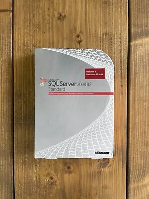 Genuine SQL Server 2008 R2 - 1 Physical CPU Edition (no Need For CALs) • £1000