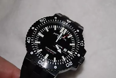 Swiss Legend Challenger Sport  Stainless Edition Watch Sapphitek Crystal 48mm. • $24