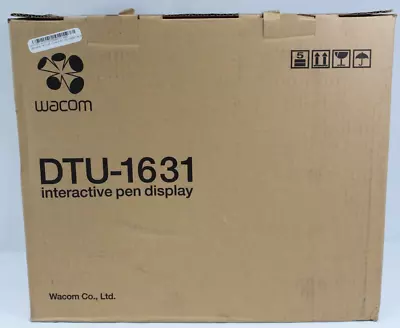 Wacom DTU-1631 15.6  1366x768 DVI Interactive Graphics Tablet • $50