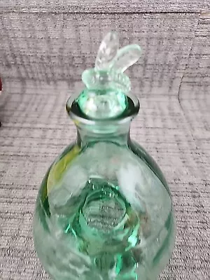 Green Glass Fly Wasp Catcher Insect Trap Fruit Fly Bee With Stopper Vintage • $64.95