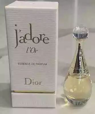 DIOR J'adore L'Or Essence De Parfum Mini Splash 0.12 /.12oz 3.5ml New In Box • $26.99