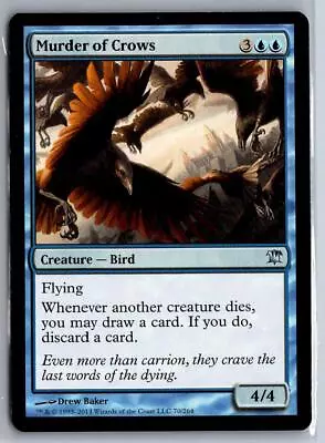 Innistrad #70 Murder Of Crows • $1.45