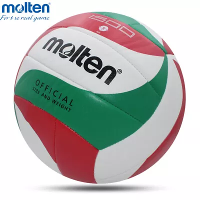 Outdoor Game Molten V5M1500 Volleyball Ball PU Leather Soft Touch Indoor Ball • $34.88